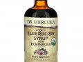 Dr. Mercola, Organic Elderberry Syrup with Echinacea, 6 fl oz (180 ml)