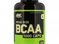 Optimum Nutrition, BCAA 1000 Caps, большая упаковка, 1 г, 200 капсул