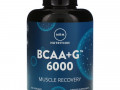 MRM, Nutrition, BCAA+G 6000, 150 Capsules