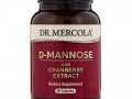 Dr. Mercola, D-манноза и экстракт клюквы, 60 капсул