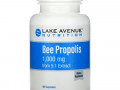 Lake Avenue Nutrition, пчелиный прополис, экстракт 5:1, эквивалент 1000 мг, 90 растительных капсул