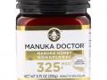 Manuka Doctor, монофлерный мед манука, MGO 325+, 250 г (8,75 унции)