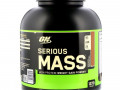 Optimum Nutrition, Serious Mass, порошок для набора веса с высоким содержанием белка, шоколад и арахисовое масло, 2,72 кг (6 фунтов)