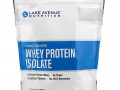 Lake Avenue Nutrition, изолят сывороточного протеина, сливочный шоколад, 907 г (2 фунта)