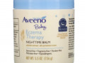 Aveeno, Baby, средство для лечения экземы, ночной бальзам, 156 г (5,5 унции)