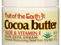 Fruit of the Earth, Cocoa Butter with Aloe & Vitamin E, 4 oz (113 g)