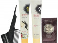 Doori Cosmetics, Daeng Gi Meo Ri, краска для волос с лекарственными травами, оттенок темно-каштановый, 1 набор