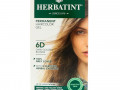 Herbatint, Перманентная гель-краска для волос, 6D, темный золотой блондин, 135 мл