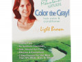 Light Mountain, Color the Gray! Натуральная краска для волос, светлый коричневый 7 унции (198 г)