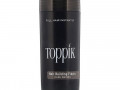 Toppik, Hair Building Fibers, загуститель для волос, оттенок темно-коричневый, 27,5 г (0,97 унции)