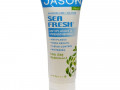 Jason Natural, Sea Fresh, укрепляющая паста против зубного налета, глубоководная мята, 85 г (3 унции)