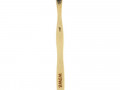 Wowe, Натуральная бамбуковая зубная щетка, мягкие щетинки с древесным углем, 4 шт.
