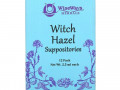 WiseWays Herbals, Суппозитории с гамамелисом, 12 штук, по 2,5 мл каждый