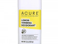 Acure, Дезодорант, лимонная вербена, 63,78 г (2,25 унции)
