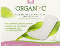 Organyc, Ежедневные прокладки из органического хлопка, в индивидуальной упаковке, для небольшого объема выделений, 24 шт.