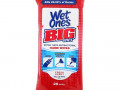 Wet Ones, Big Ones, экстратолстые антибактериальные салфетки для рук, свежий аромат, 28 шт.
