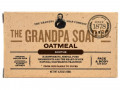 Grandpa's, Кусковое мыло для лица и для тела, успокаивающее, овсяное, 4,25 унции (120 г)