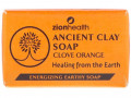 Zion Health, Древнее глиняное мыло, гвоздика и апельсин, 6 унц. (170 г)