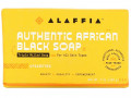 Alaffia, Authentic African Black Soap Triple Milled Soap, Unscented, 5 oz (140 g)