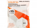 SunJoy, KN95, профессиональная защитная одноразовая маска для лица, 10 упаковок