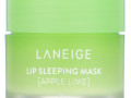 Laneige, ночная маска для губ, яблочно-лаймовый аромат, 20 г