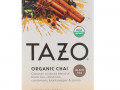Tazo Teas, Органический чай, черный чай, 20 чайных пакетиков, 54 г (1,9 унций)