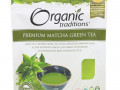 Organic Traditions, Зеленый чай матча, премиум, 3,5 унции (100 г)