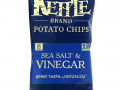 Kettle Foods, Картофельные чипсы, морская соль и уксус, 142 г (5 унций)