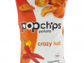 Popchips, Картофельные чипсы, очень острые, 142 г