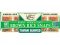 Edward & Sons, Цельнозерновые хрустящие хлебцы из бурого риса, с морскими водорослями тамари, 100 г (3,5 унции)