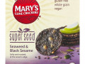 Mary's Gone Crackers, Крекеры Super Seed, нори и черный кунжут, 155 г