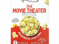 Quinn Popcorn, Real Movie Theater, попкорн для приготовления в микроволновой печи, с маслом, 2 пакета, 104 г (3,7 унции) каждый