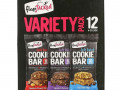 FlapJacked, Soft Baked Cookie Bar Variety Pack, Chocolate Peanut Butter, Chocolate Brownie, Chocolate Chip, 12 Bars, 1.90 oz (54 g) Each