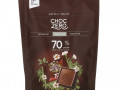 ChocZero, порционный черный шоколад, 70% какао, без сахара, 10 шт., 100 г (3,5 унции)