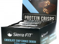 Sierra Fit, протеиновые чипсы, батончики с шоколадной крошкой, 12 батончиков, 56 г (1,98 унции) каждый