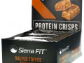 Sierra Fit, протеиновые чипсы, соленый ирис, 12 батончиков, 56 г (1,98 унции) каждый