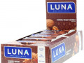 Clif Bar, Luna, Whole Nutrition Bar for Women, Caramel Walnut Brownie, 15 Bars, 1.69 oz (48 g) Each