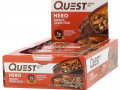 Quest Nutrition, Протеиновый батончик Hero, шоколад и карамель с пеканом, 10 батончиков, 60 г (2,12 унции) каждый