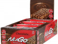 NuGo Nutrition, Питательный батончик, шоколад, 15 батончиков, 50 г каждый