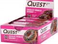 Quest Nutrition, Протеиновый батончик, донат с шоколадной глазурью и посыпкой, 12 батончиков, 60 г (2,12 унции) каждый