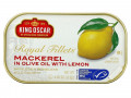 King Oscar, Royal Fillets, Mackerel In Olive Oil With Lemon, 4.05 oz ( 115 g)