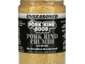 Pork King Good, Pork Rind Crumbs, Unseasoned, 12 oz (340 g)