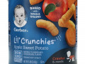 Gerber, Lil 'Crunchies, палочки для малышей от 8 месяцев, яблоко и батат, 42 г (1,48 унции)
