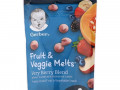 Gerber, Fruit & Veggie Melts, для малышей от 8 месяцев, ягодная смесь, 28 г (1 унция)