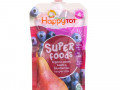 Happy Family Organics, Organic Happy Tot, Super Foods, Organic Pears, Beets & Blueberries + Super Chia, Stage 4, 4 Pack, 4.22 oz (120 g) Each