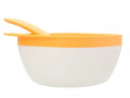 Zoli, Mash, Комплект тарелка и ложка, +6 месяцев, Оранжевый, 1 тарелка + 1 ложка
