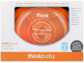 Think, Thinkbaby, Thinksaucer, Convertible Suction Plate, 6M to 99Y, Orange, 1 Convertible Suction Plate