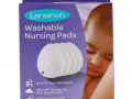 Lansinoh, Washable Nursing Pads, 4 Pads & Wash Bag