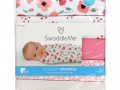 Summer Infant, SwaddleMe, Original Swaddle, Small Medium, 0-3 Months, Floral, 5 Pack