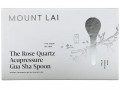 Mount Lai, The Rose Quartz Acupressure Gua Sha Spoon, 1 Tool